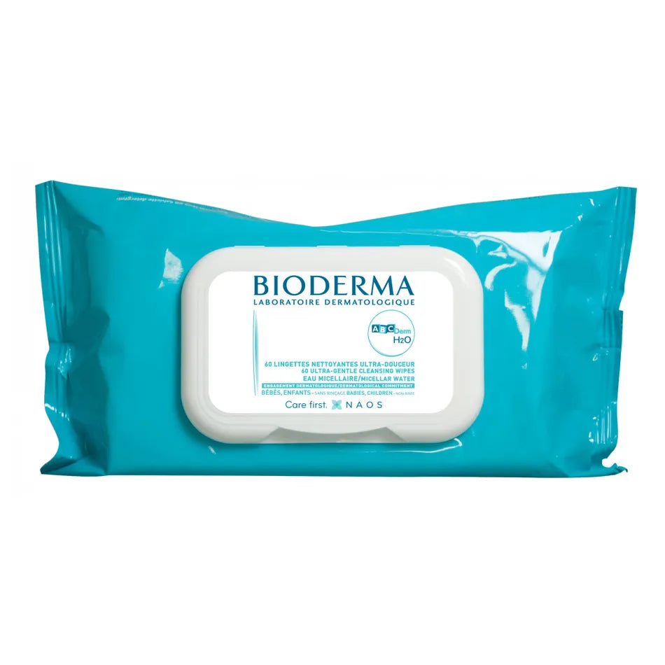 ABCDerm H2O Wipes (60)