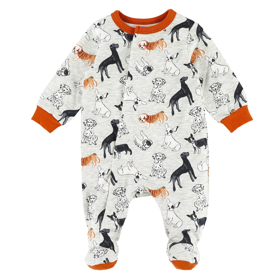 Newborn-12months Dog Magnetic Pajamas