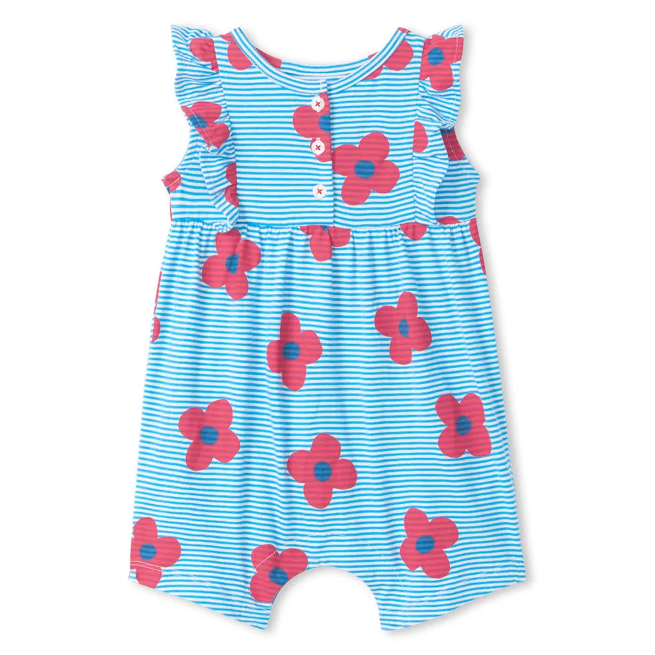 Floral Ruffled Romper 3-24months