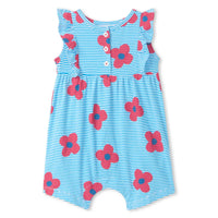 Thumbnail for Floral Ruffled Romper 3-24months