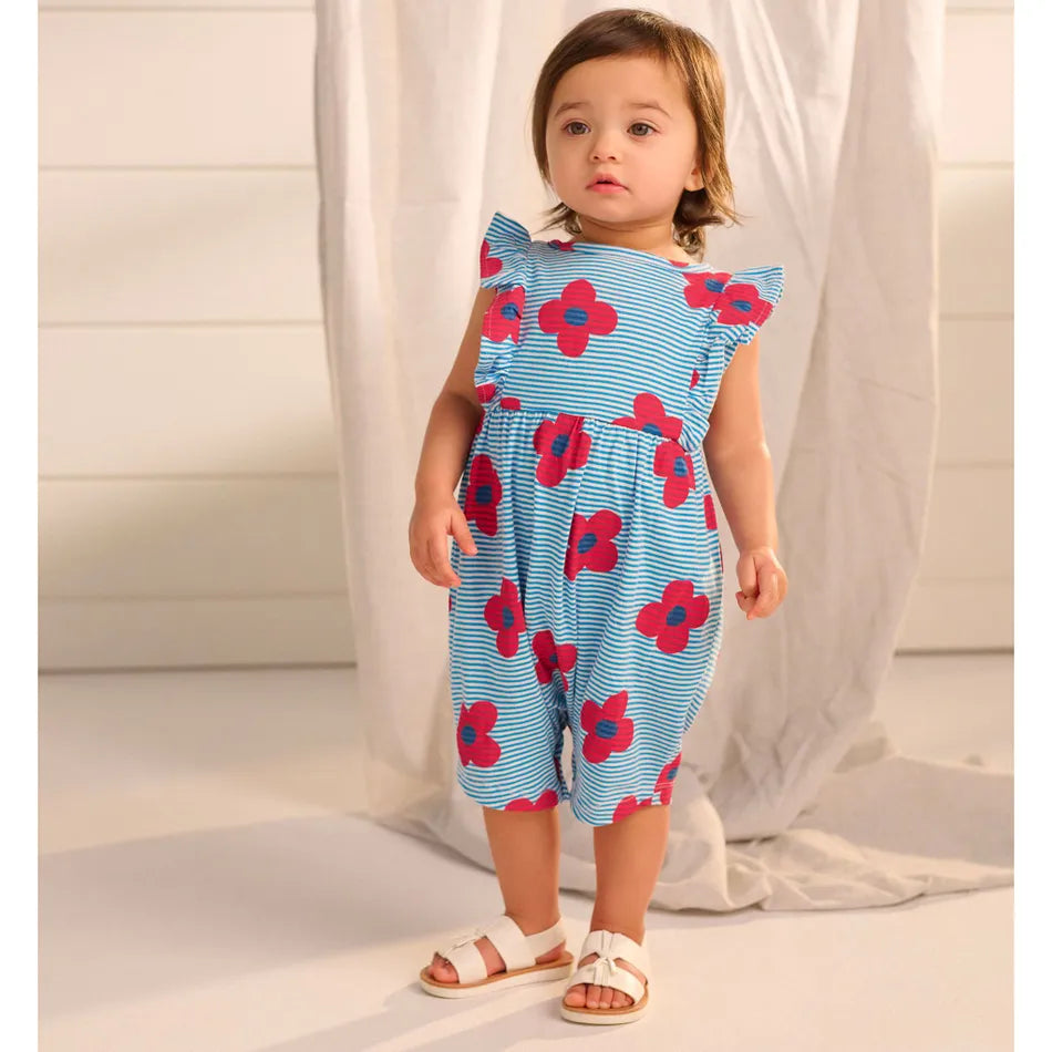 Floral Ruffled Romper 3-24months