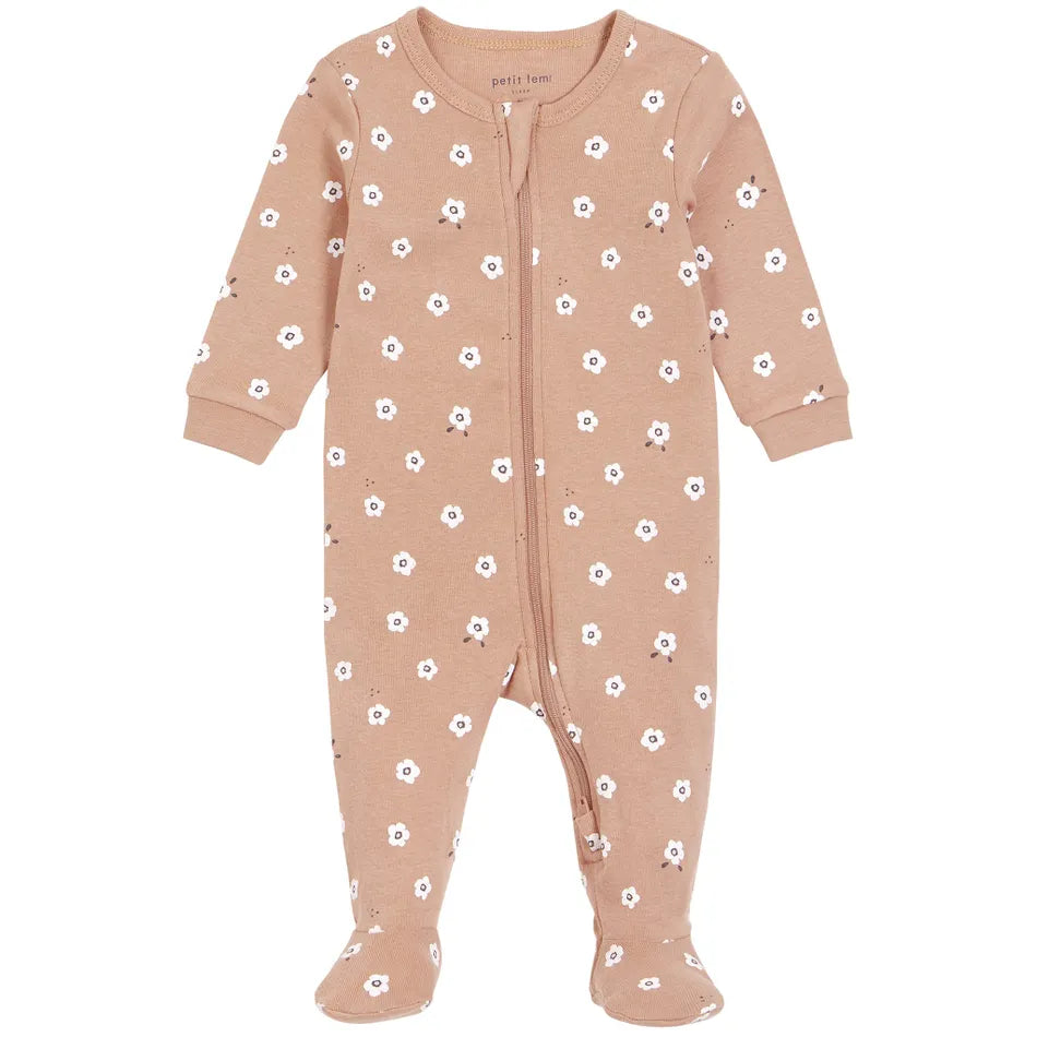 Floral Pajamas 0-24m