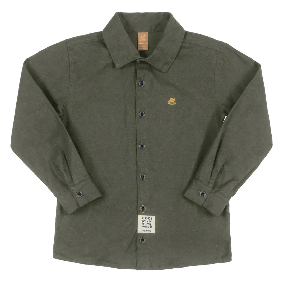 Dino Flannel Shirt, 2-8yrs