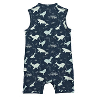 Thumbnail for Whale Romper 0-24 months